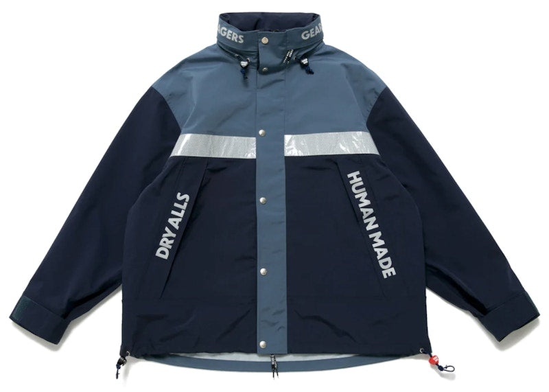 Human Made Rain Parka Jacket Blue