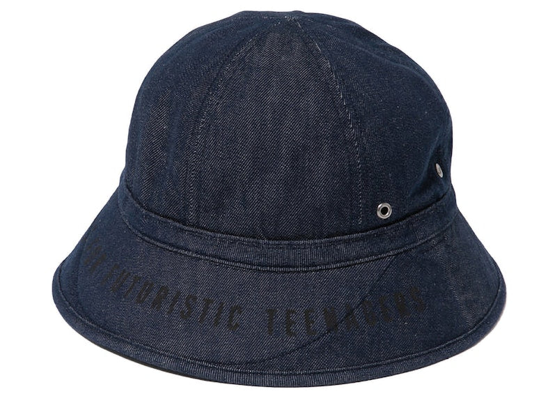Human Made Round Denim Bucket Hat Indigo