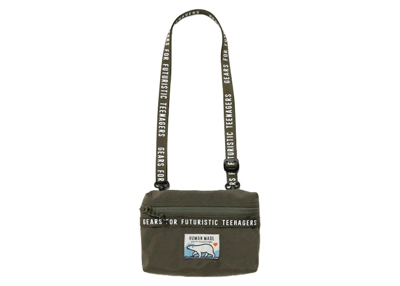 Human Made Sacoche Shoulder Bag Olivedrab