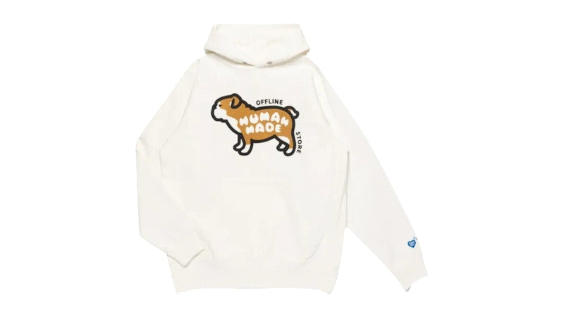 Human Made Stores Exclusive Animal Offline Store Hoodie White