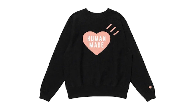 Human Made Stores Exclusive Heart Offline Store Seoul Sweatshirt Black