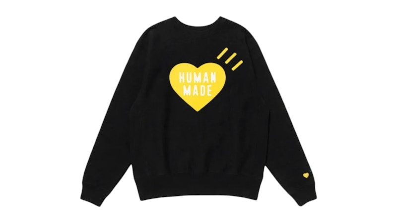Human Made Stores Exclusive Heart Shinsaibashi Parco Sweatshirt Black