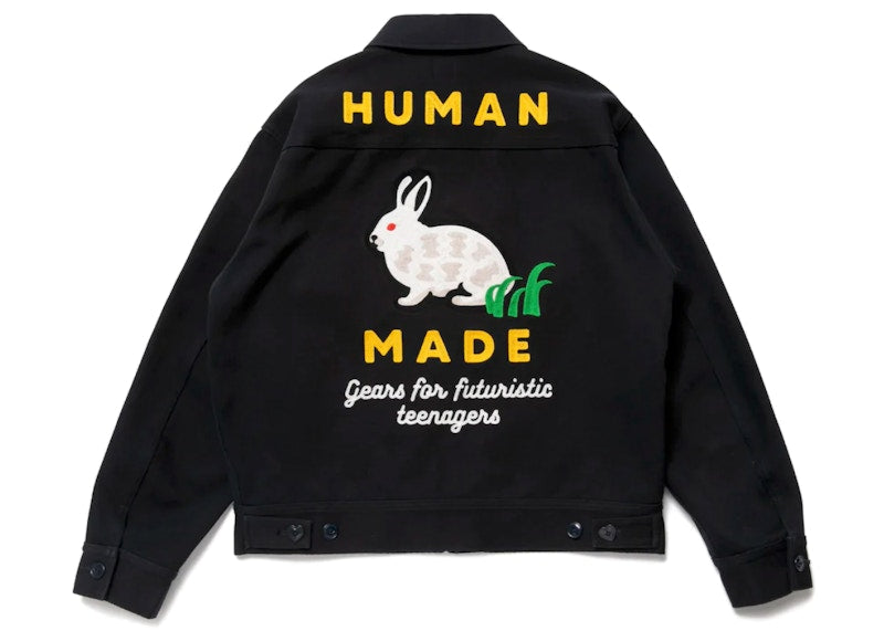 Human Made Zip-Up Work Jacket Navy