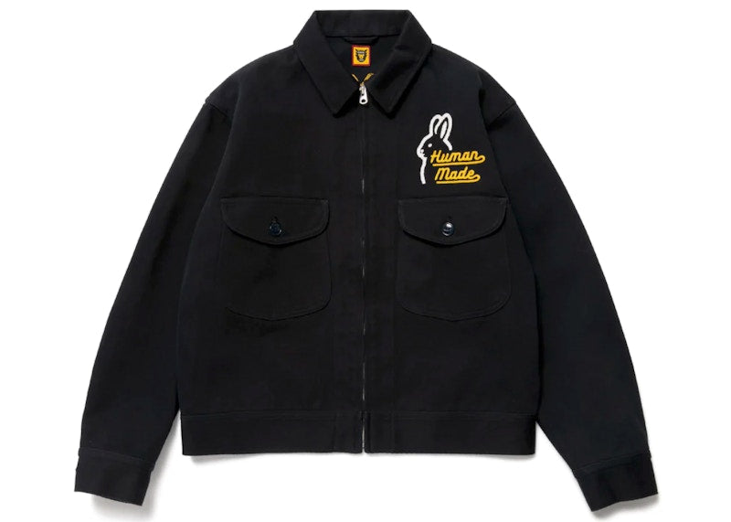 Human Made Zip-Up Work Jacket Navy