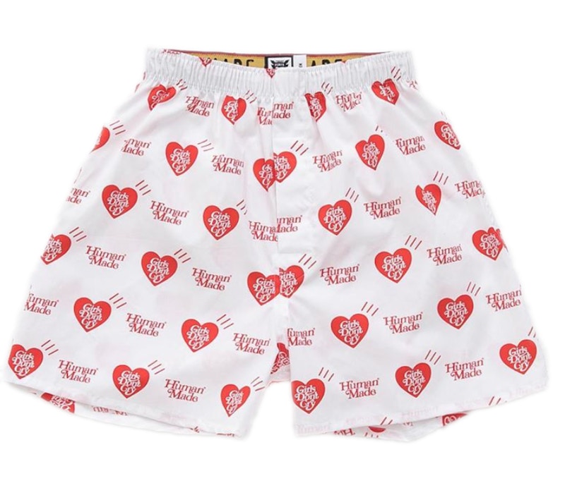 Human Made x Girls Don't Cry Boxers Red/White