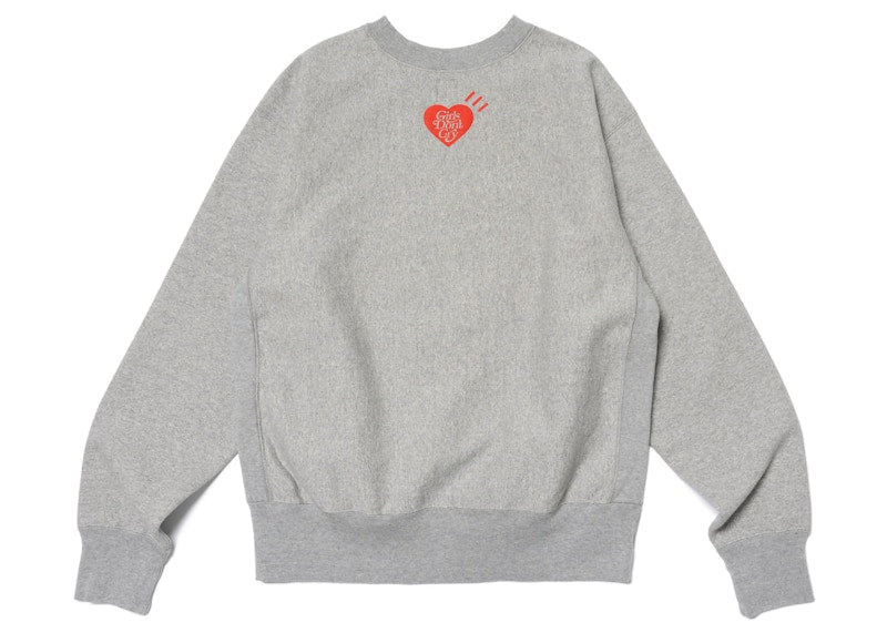 Human Made x Girls Don't Cry Crew Neck Sweatshirt Grey