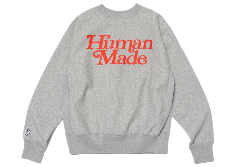 Human Made x Girls Don't Cry Crew Neck Sweatshirt Grey