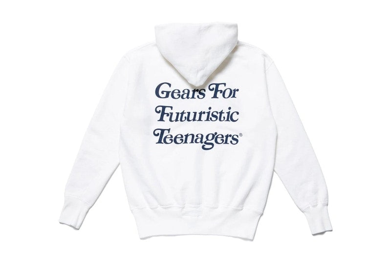 Human Made x Girls Don't Cry Gears For Futuristic Teenagers Hooded Sweatshirt White