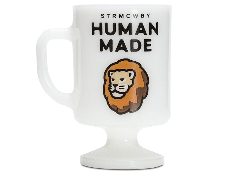 Human Made x HBX Milk Glass Pedestal Mug Lion