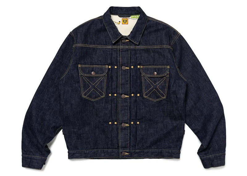 Human Made x KAWS Denim Work Jacket Indigo