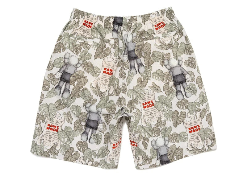 Human Made x KAWS Made Aloha Shorts Grey