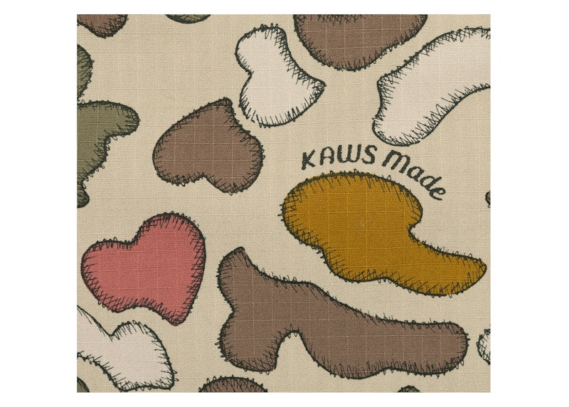 Human Made x KAWS Made Camo Shirt Brown