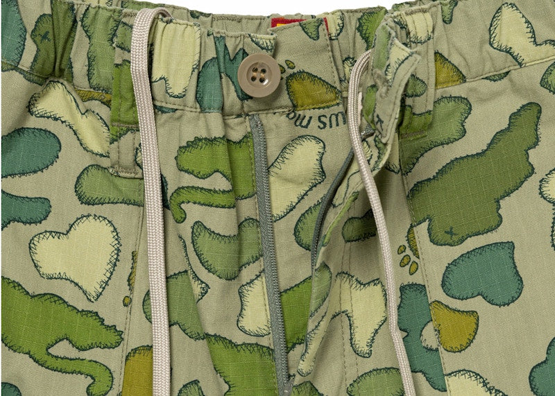 Human Made x KAWS Made Camo Shorts Olivedrab