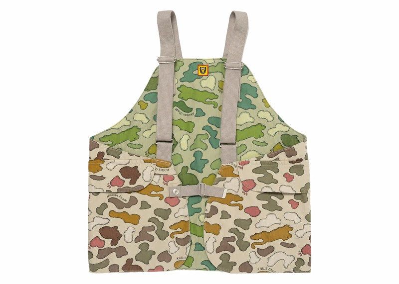 Human Made x KAWS Made Camo Vest Brown