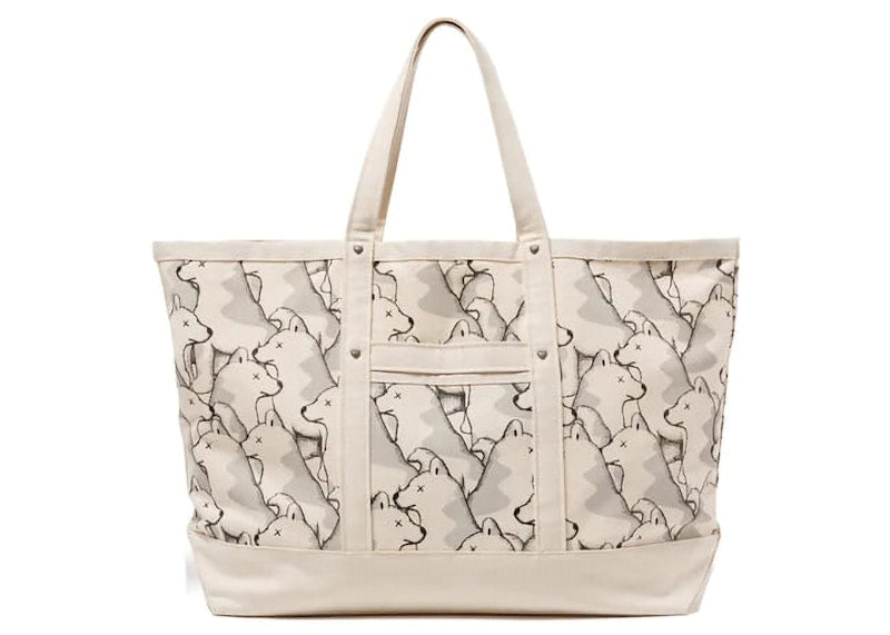 Human Made x KAWS Made Tote Bag Ivory