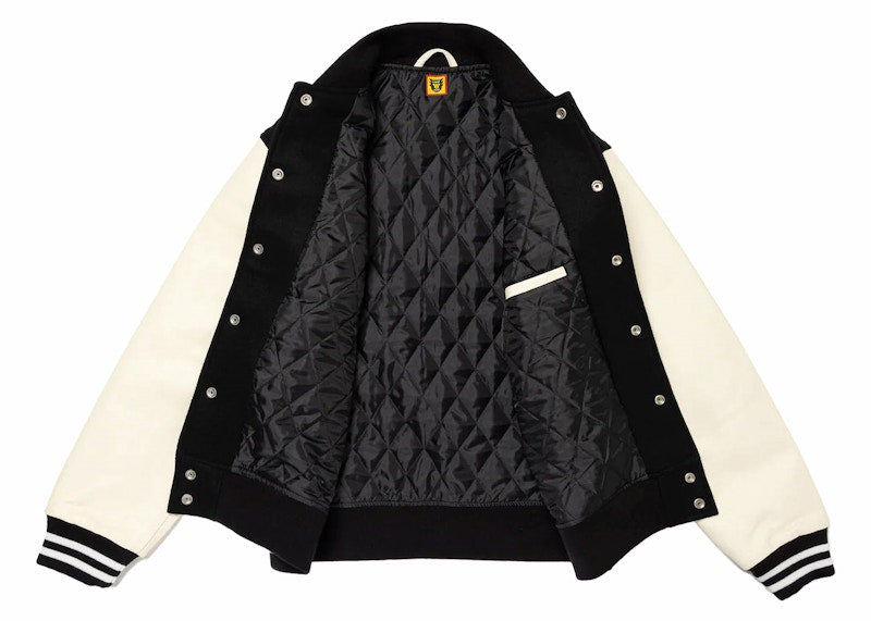 Human Made x KAWS Varsity I Jacket Black