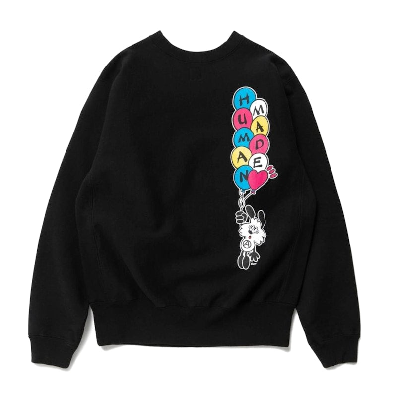 Human Made x Verdy Vick Crewneck Sweatshirt Black