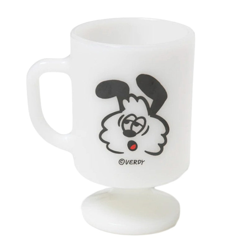 Human Made x Verdy Vick Milk Glass Pedestal Mug White