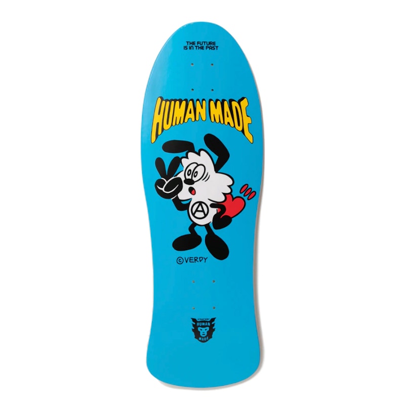 Human Made x Verdy Vick Skateboard Deck (with Stickers) Blue