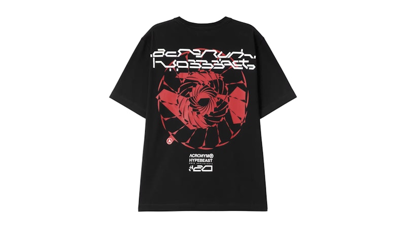 Hypebeast x Acronym 20th Anniversary T-shirt Black