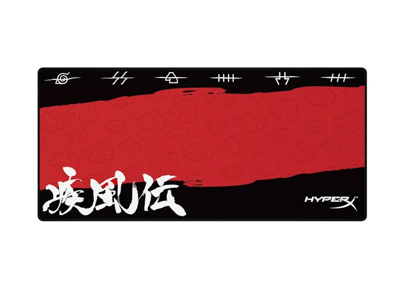 HyperX Naruto Shippuden Collection Pulsefire Haste Gaming Mouse Pad Itachi Edition 683M4AA Red