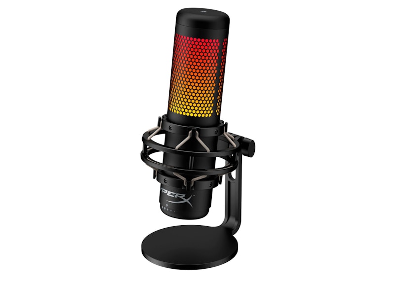 HyperX QuadCast S Wired Multi-Pattern Electret Condenser Microphone HMIQ1S-XX-RG/G Black