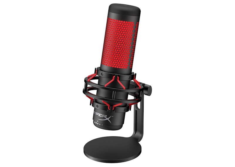 HyperX QuadCast Wired Multi-Pattern Electret Condenser Microphone HX-MICQC-BK Black