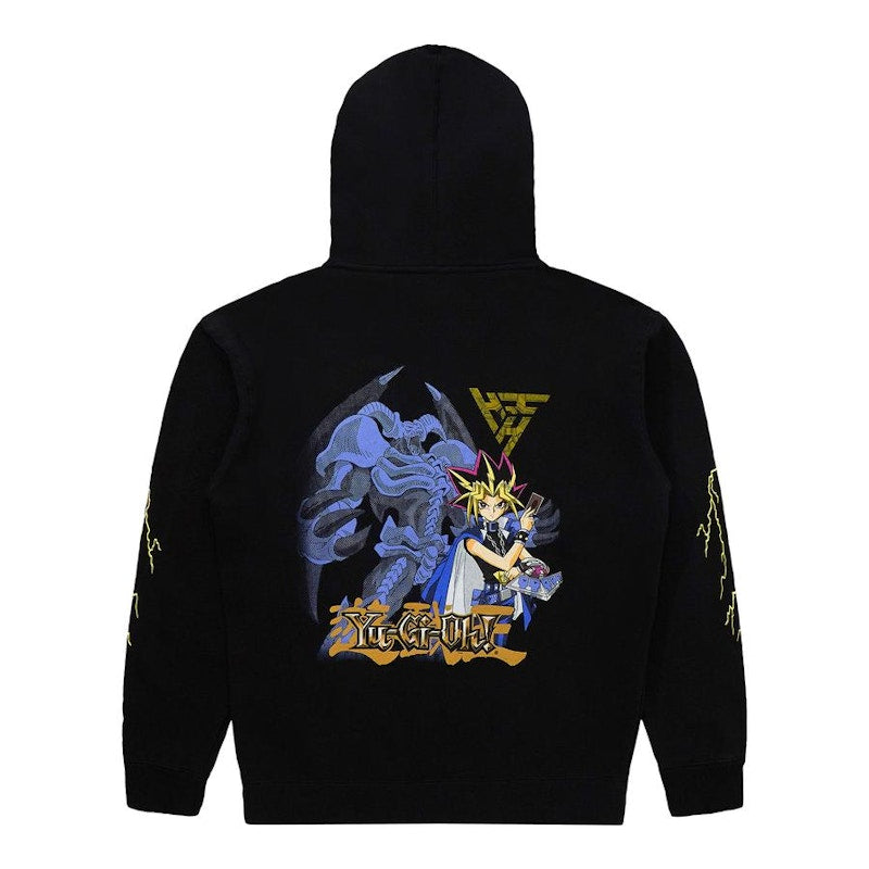 Hypland Yugioh Skull Thunder Hoodie Black