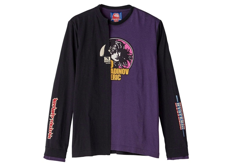 Hysteric Glamour x Kiko Kostadinov Double Sleeve L/S T-Shirt Black Purple