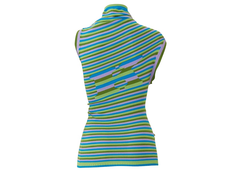 Hysteric Glamour x Kiko Kostadinov Women's Optic Stripe Knit Blue