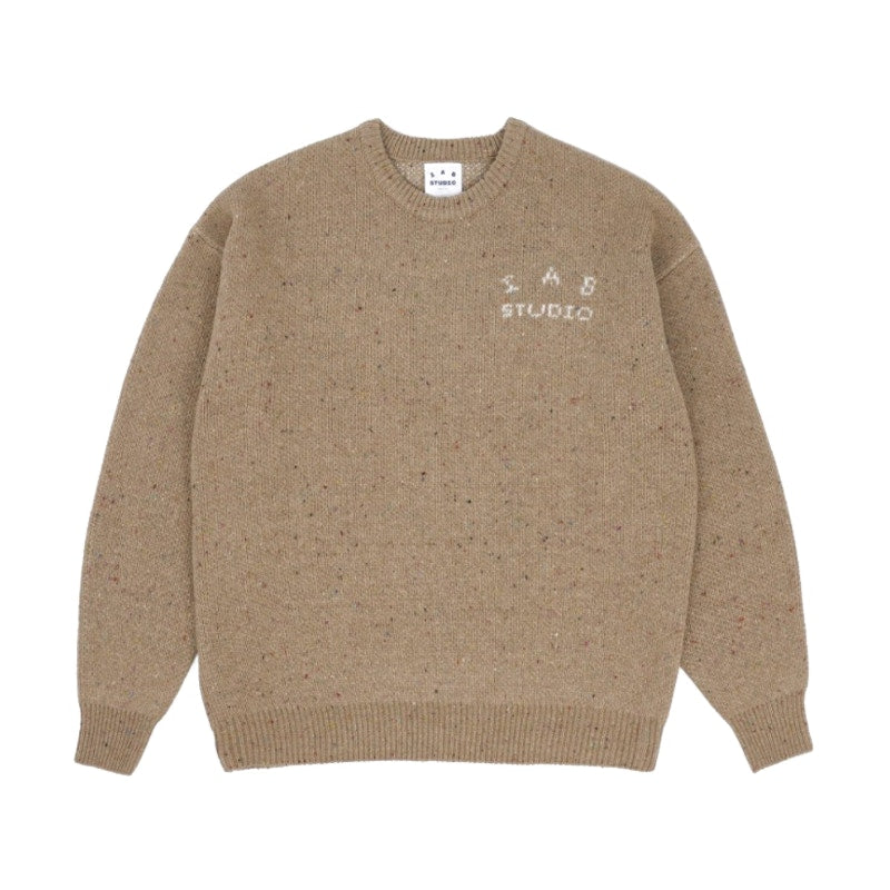 IAB Studio x Saddler Haus Knit Sweater Beige Plain