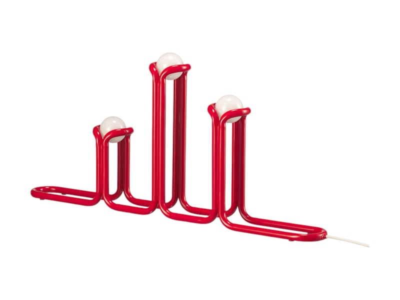 IKEA x Gustaf Westman STRÅLA Led Candelabra (EU Plug) Red