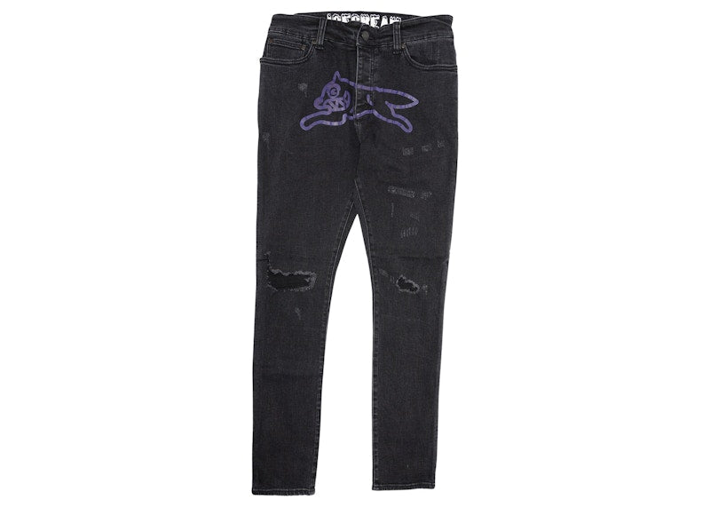 Ice Cream Chocolate Dog Jeans Black