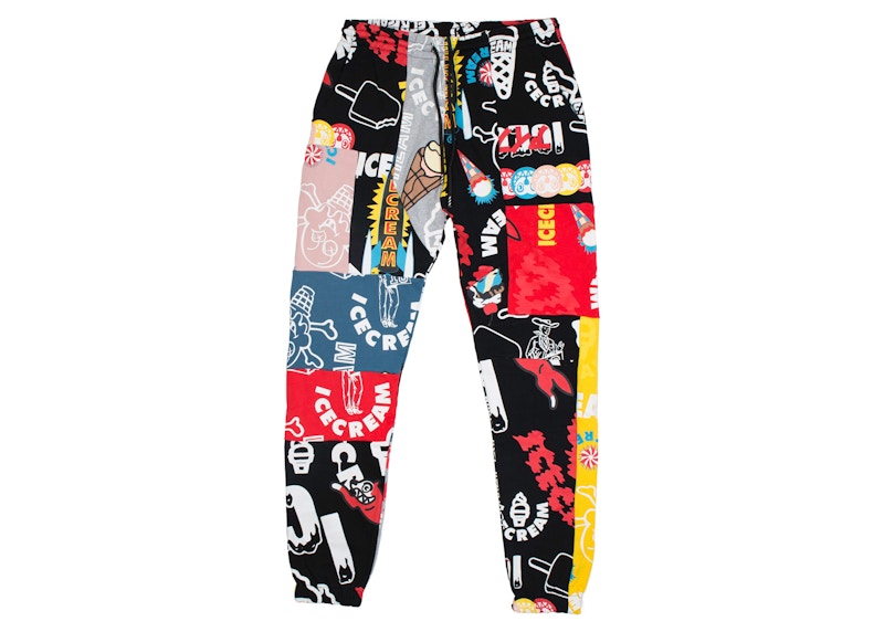 Ice Cream Coalition Sweatpants Black/Print