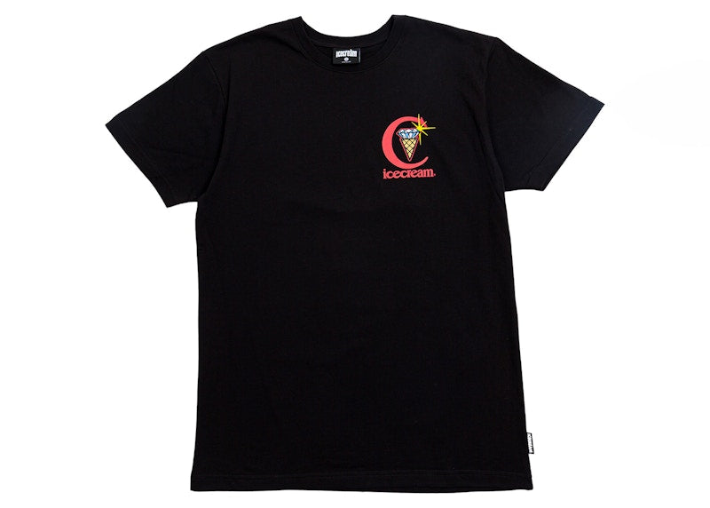 Ice Cream Diamonds Tee Black