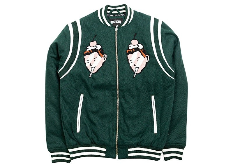 Ice Cream Faces Jacket Green