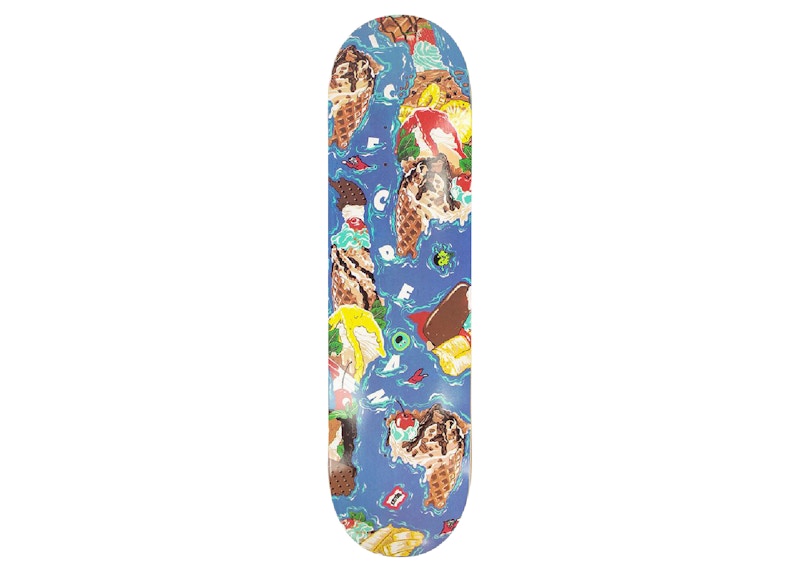 Ice Cream Island Skateboard Deck Blue