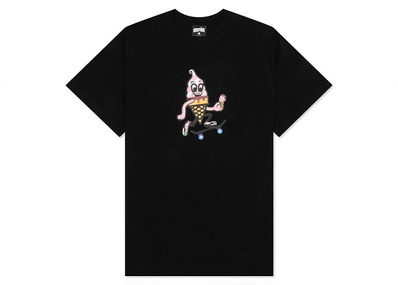 Ice Cream Kick Push Tee Black