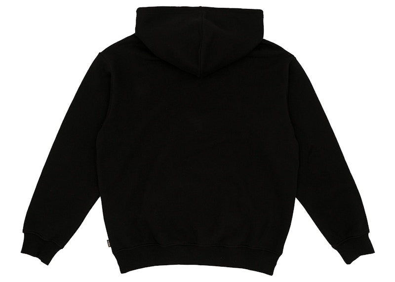 Ice Cream Kirigami Running Dog Flock Hoodie Black
