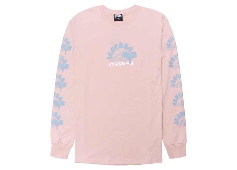 Ice Cream Oops Long Sleeve Knit Long Sleeve Tee Pink/Rose Smoke
