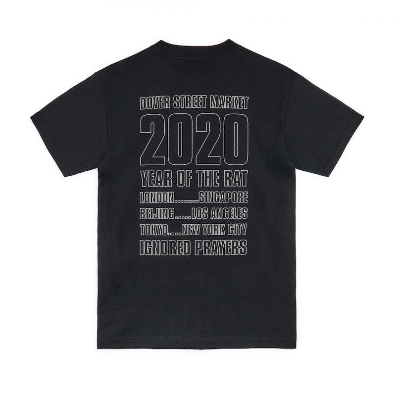 Ignored Prayers x Dover Street Market Year of the Rat T-shirt Black