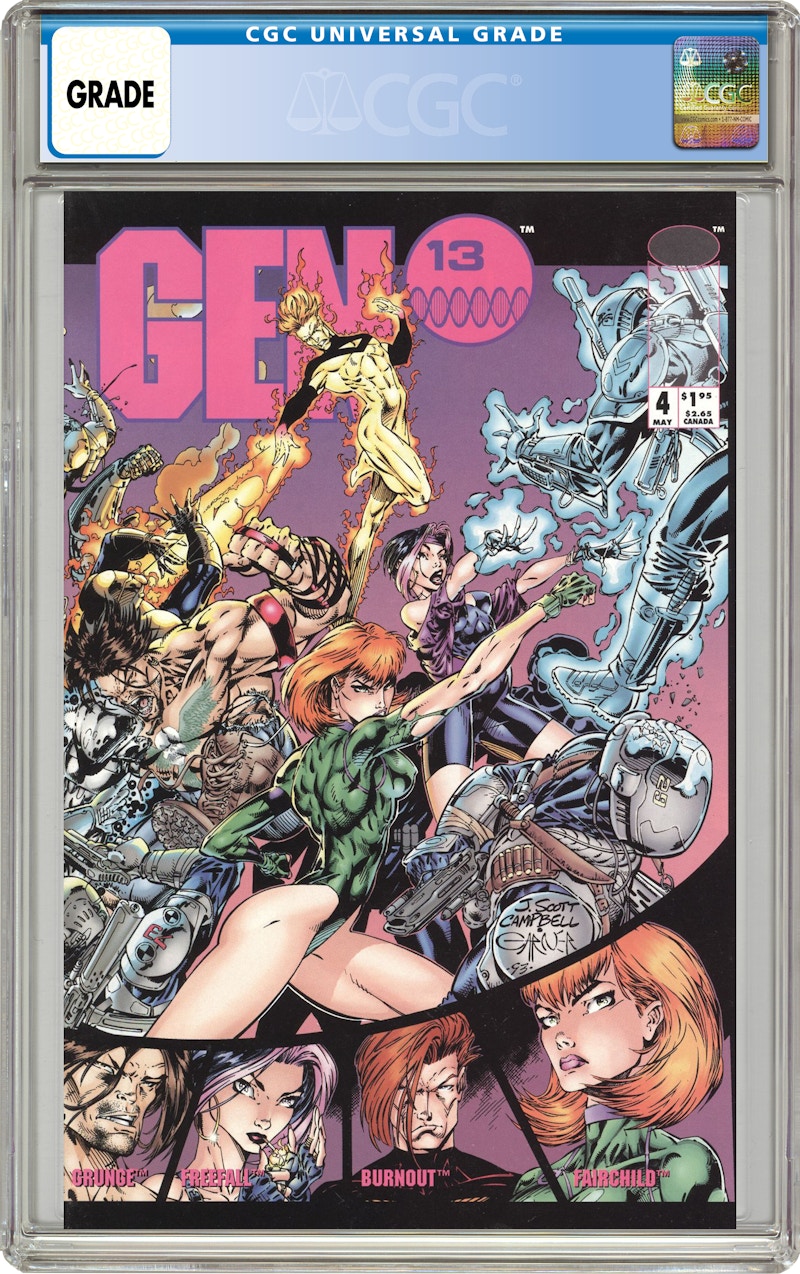 Image Gen #13 (1994 1st Series) #4D Comic Book CGC Graded