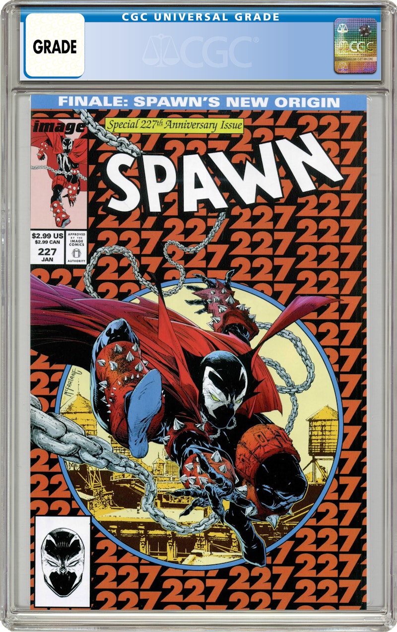 Image Spawn #227 (Amazing Spider-Man #300 Cover Homage) Comic Book CGC Graded