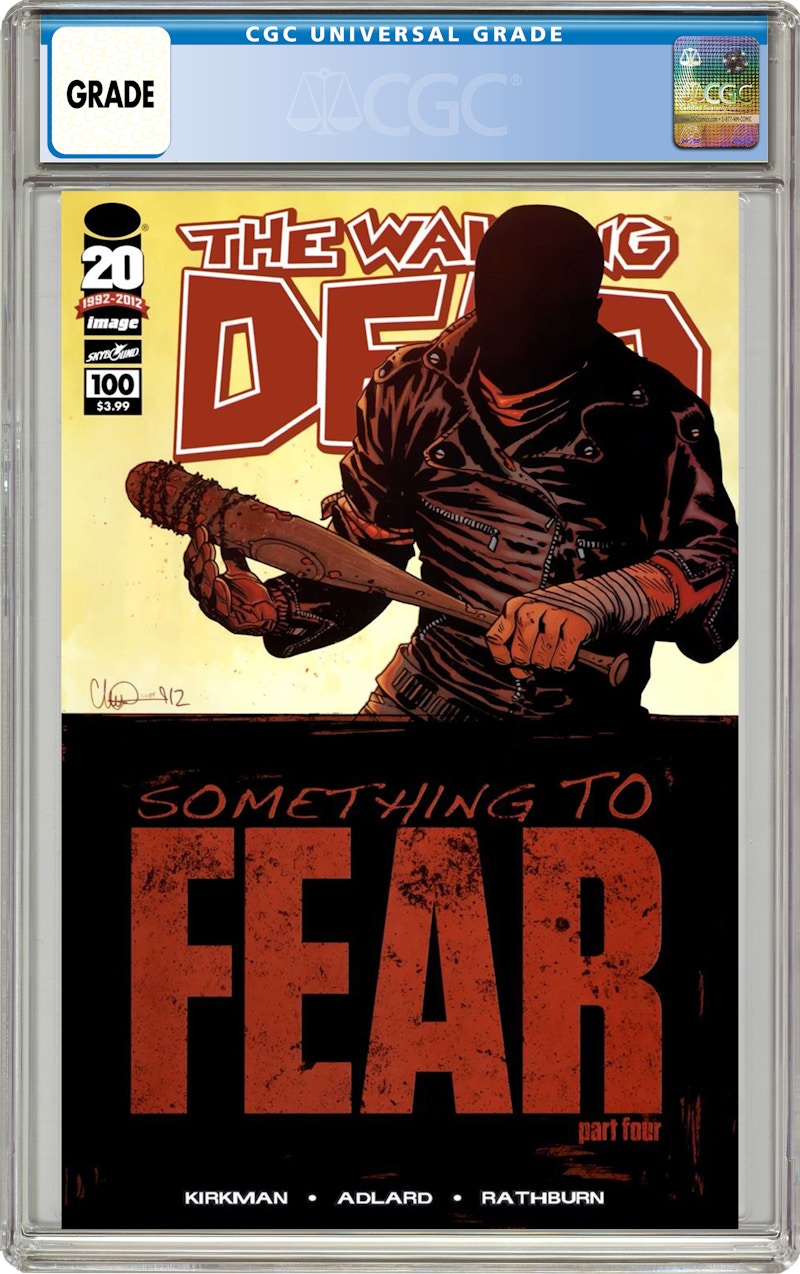 Image Walking Dead #100 (1st App of Negan) Comic Book CGC Graded