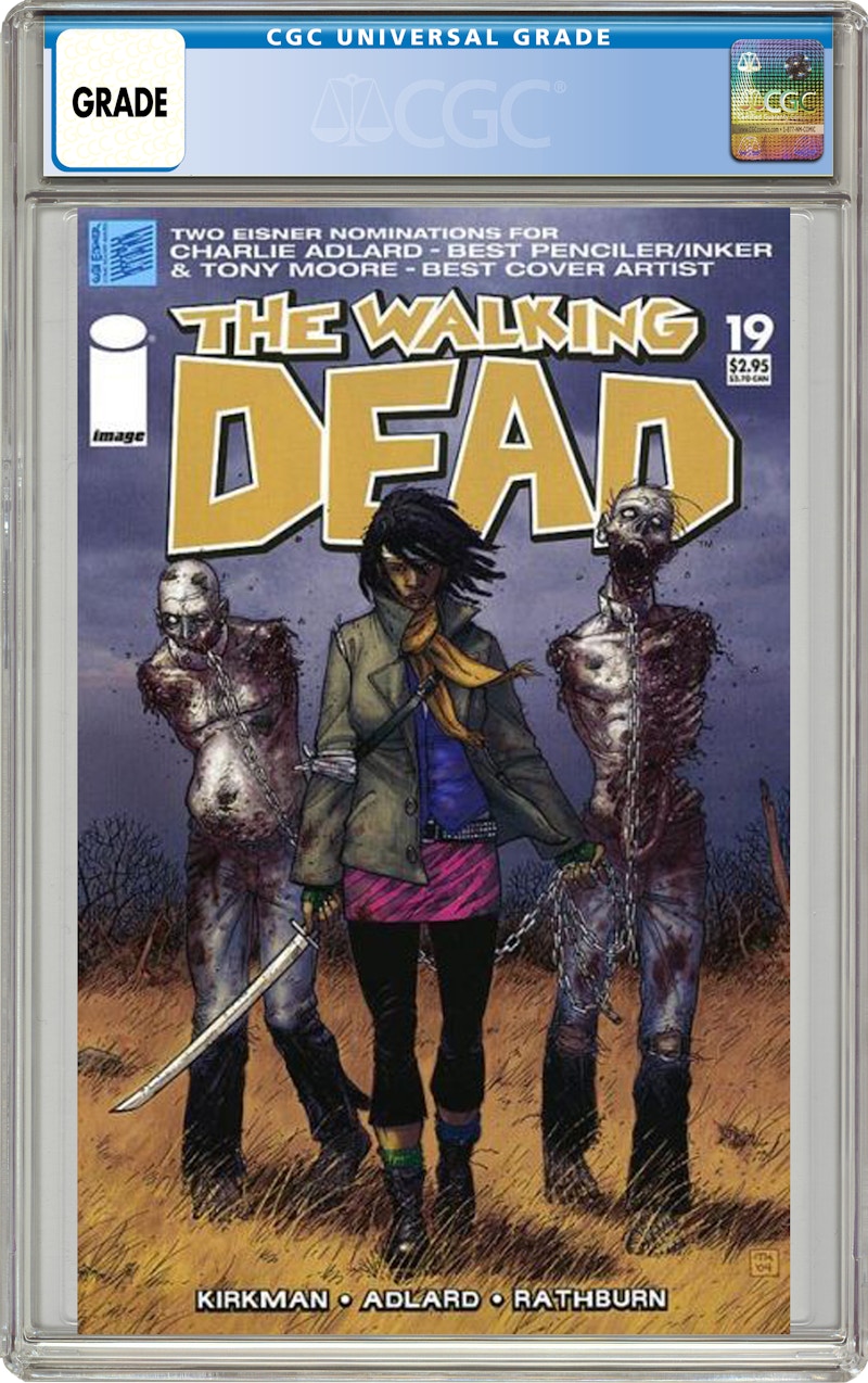 Image Walking Dead #19 (1st App of Michonne) Comic Book CGC Graded