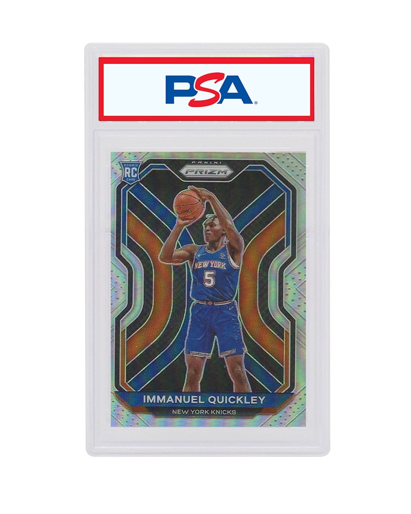 Immanuel Quickley 2020 Panini Prizm Rookie Silver #296 (PSA or BGS Graded)