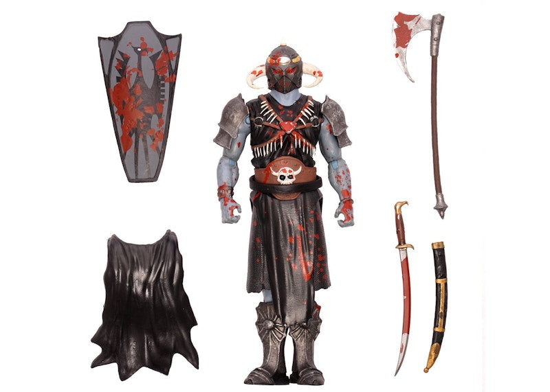 Incendium Death Dealer 2022 SDCC Entertainment Earth Exclusive Action Figure Blood Splatter Variant