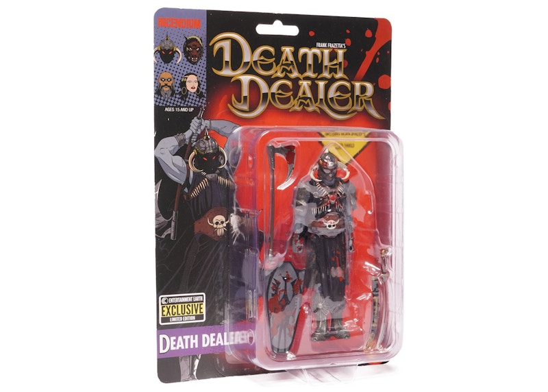 Incendium Death Dealer 2022 SDCC Entertainment Earth Exclusive Action Figure Blood Splatter Variant