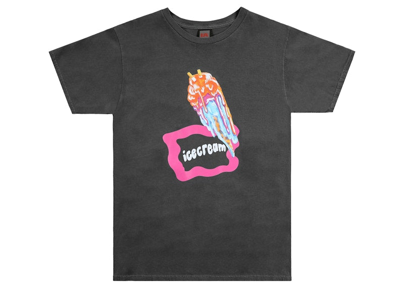 Infinite Archives x Ice Cream Classic Cream T-Shirt Black