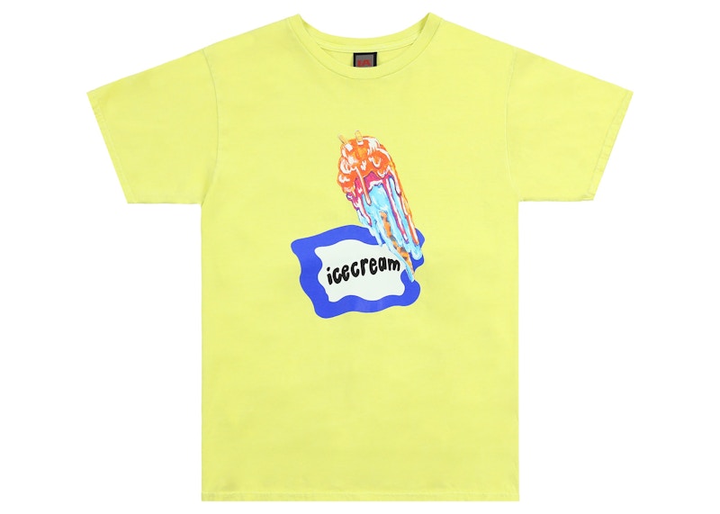 Infinite Archives x Ice Cream Classic Cream T-Shirt Yellow
